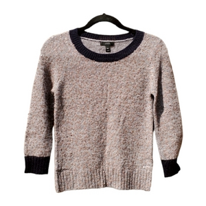 J. Crew Sweater Gray Crew Neck‎ Sequins Size XS Preowned